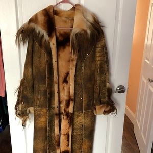 Stunning Shearling Floor Length Coat by Shaky
